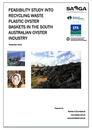 Environmental problems of discarded Oyster Baskets 2013 Study